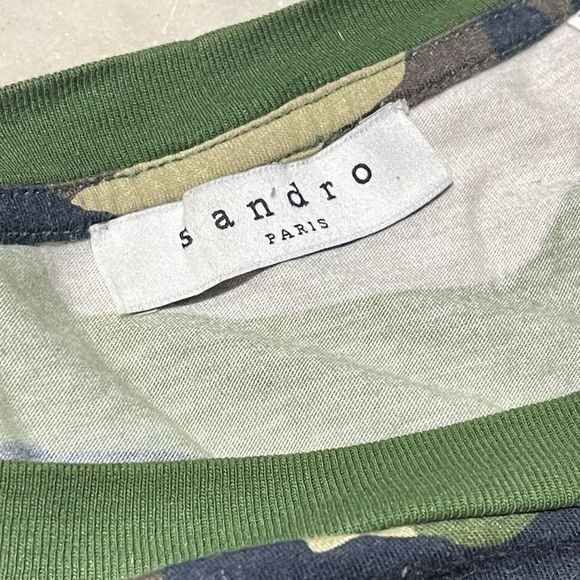 Sandro men’s camouflage T-shirt - Picture 1 of 4